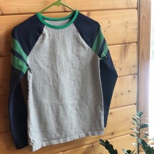 Mini Boden Long-Sleeved Baseball Tee 11-12Y